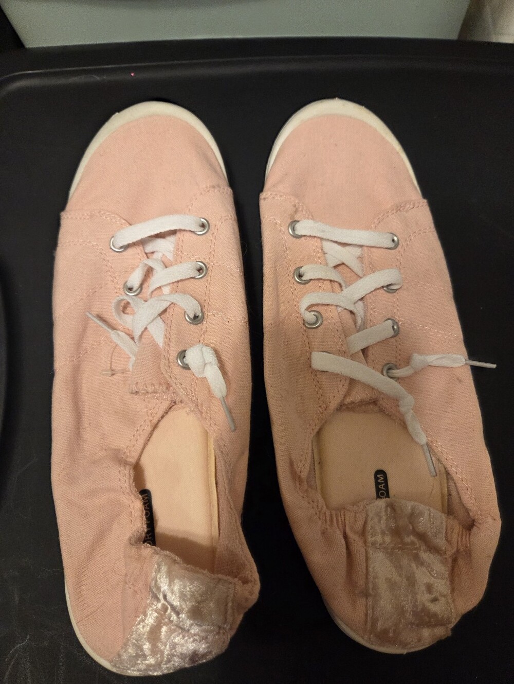 Women’s Casual Canvas Sneakers - Pink
